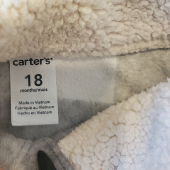 Kids Gray Plaid Pullover - Picture 2 of 2